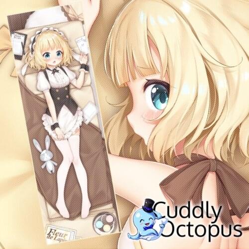 Anime Is the order a rabbit? Kirima Syaro Dakimakura Hugging Body 2WAY Pillow Case Cover Japanese Pillowcase Cushion Bedding Cud