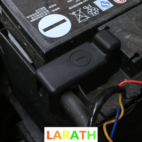 Free Shipping Car Battery Anode Protection Cover ABS For VW volkswagen FABIA POLO Jetta Santana RAPID 2008-2018 Accessories