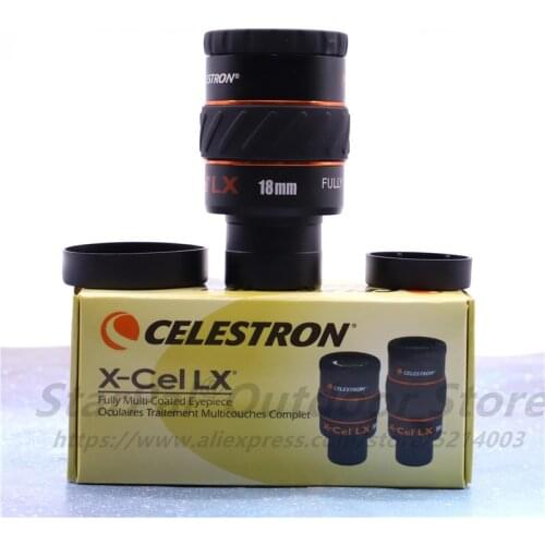 CELESTRON X-CEL LX 18MM EYEPIECE wide-angle high-definition large-caliber telescope eyepiece