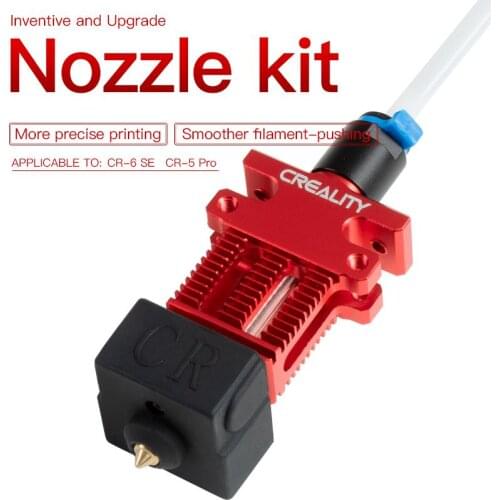 Original Creality CR-6 SE Assembled Full Extruder Hotend Kit with Heating/Cooling/Leveling System 0.4mm Nozzle Heating Block