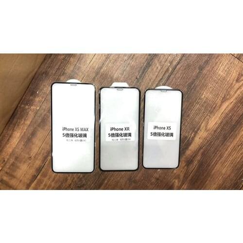 10PC for 2.9D black curved tempered glass screen protector for iPhone XR XS MAX full protective film glass for iphone XR XS X