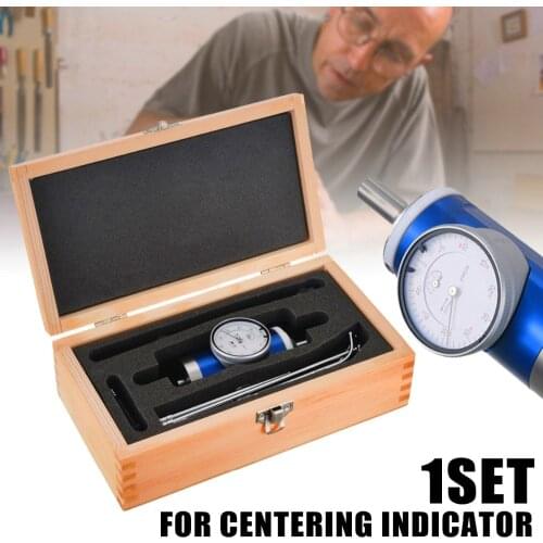 1Set 0-3mm Coaxial Centering Dial Test Indicator Center Finder Milling Tool 0.01mm Accuracy with Wooden Box Mayitr