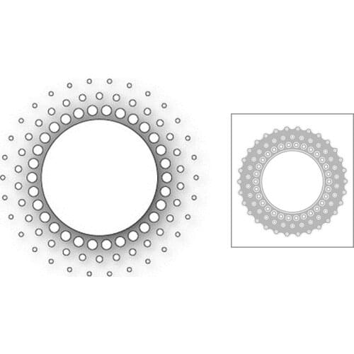 2020 New Sun Circle Embossing Metal Cutting Dies For DIY Cut Paper Craft Making Background Greeting Card Scrapbooking No Stamps