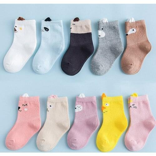 New Sock Autumn Winter Kids Cartoon Socks Funny Kawaii Baby Meias Children Socks