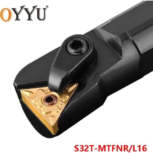 OYYU S32T-MTFNR16 S32T-MTFNL16 Carbide Inserts for Holder 32mm MTFNR MTFNL Lathe Cutter CNC Shank Turning Tool Boring Bar