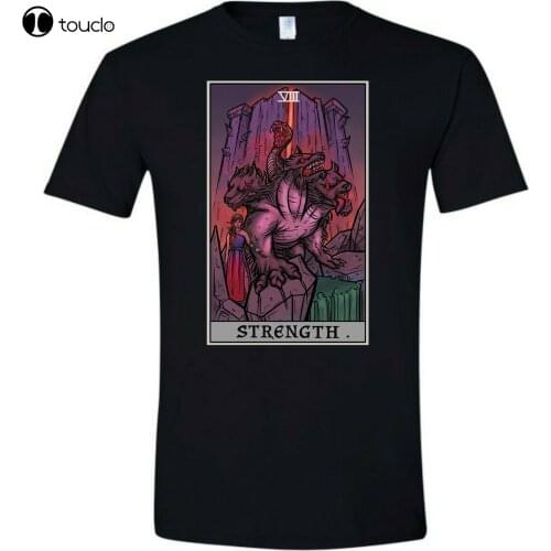 Strength Tarot Card Shirt Pagan Witch Shirt Wiccan T Shirts Cerberus Persephone