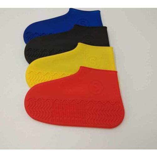 Silicone Waterproof Shoe Cover Non-slip Shoe Cover Rainproof Shoe Cover Reusable Shoe Cover Size S SP2781-SP2808