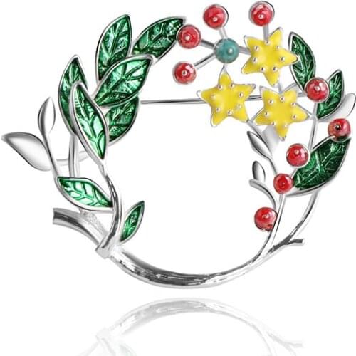 2019 Trend Personality Brooch Pin Color Garland Exquisite High Quality Copper Zircon Brooch Dress Wedding Jewelry Accessories