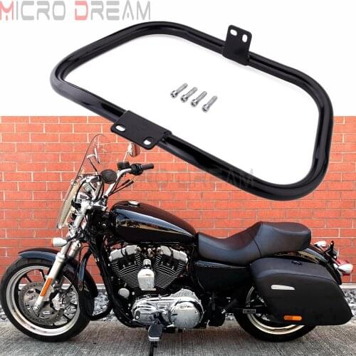 Classic Bobber Chopper Crash Bar 1-1/4" Tube 32mm Engine Guard Highway Bar For Harley Sportster Iron Custom Superlow XL883 1200