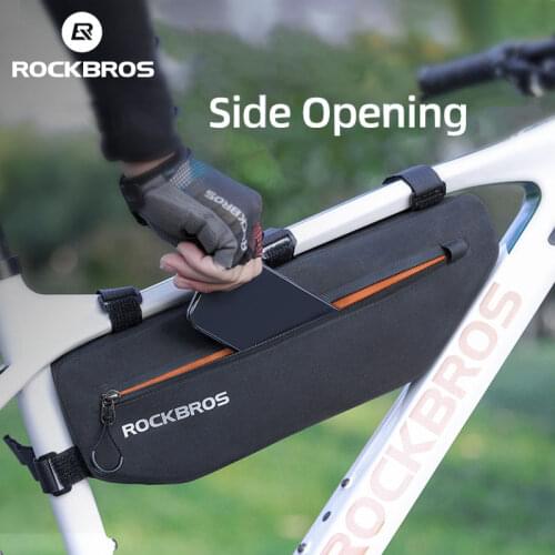 ROCKBROS Bicycle Bags Cycling Top Tube Front Bag Bike Frame Waterproof Bags MTB Road Triangle Pannier Bike Accessories Bags
