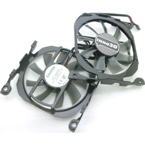 CF-12915S DC12V 0.35A 75mm VGA Fan For Inno3D 260 GTX 750ti GTX660 GTX 750 Graphics Card Cooling Fan