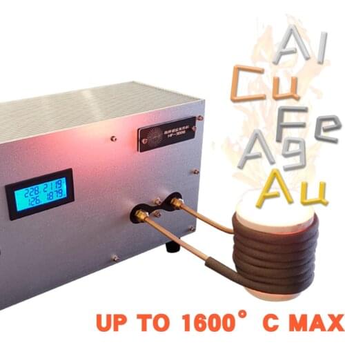 3000W high frequency induction heating machine molten gold and silver furnace iron quenching and annealing ZVSHF-3000