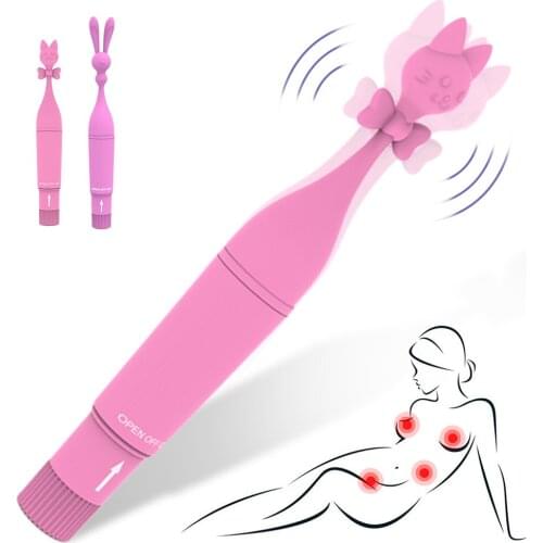 G spot Vibrator Female Vibrating Sticks G-Spot Nipple Massager Orgasm Lick Clitoris Vagina Stimulators Adult Sex Toys For Women