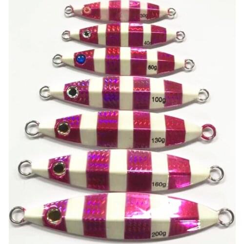 1PCS Metal Jig Spoon Bait 160g Casting Jigging Lead Fish Sea Bass Fishing Lure Artificial Bait Tackle