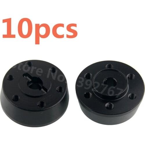 10Pcs RC AXIAL SCX10 Yeti Rock Racer AX90026 Alum. Wheel Hex Hub Adapter Narrow For 1/10 Scale Models Remote Control Car Crawler