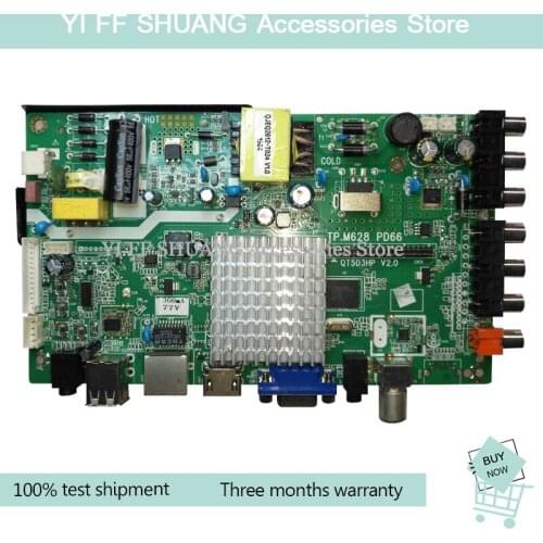 100% test shipping for Tp.m628.pd66 QT5D3HP V2.0 4 core network TV motherboard