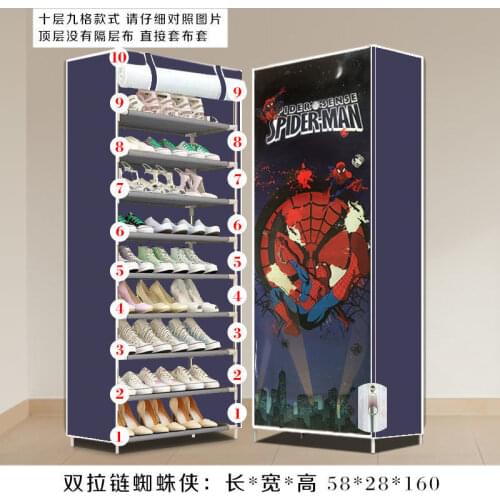 3/4/5/6/8 Layers Non-woven Storage Shoe Rack Hallway Cabinet Organizer Holder Dustproof Assemble Shoes Shelf DIY Home Furniture