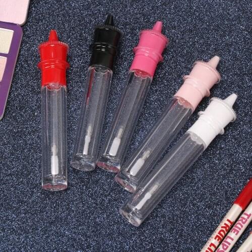 5pcs/lot 5ml Lighthouse Shaped Lip Gloss Tube Diy Lip Gloss Containers Bottle Empty Cosmetic Container Tool Makeup Organizer