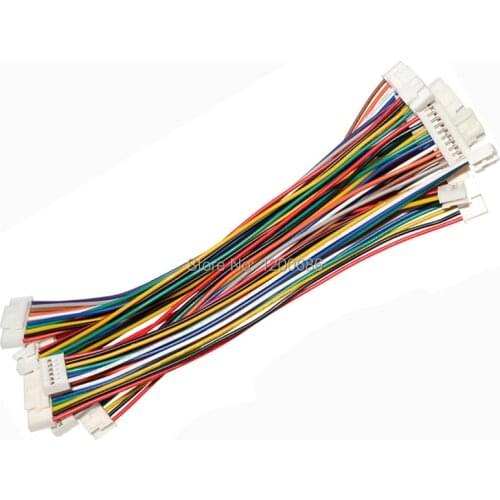50CM 24AWG 500MM HY2.0 HY 2.0 pitch 2P/3P/4P/5P/6P/7P/8 pin harness cable 2.0MM pitch double head customization made
