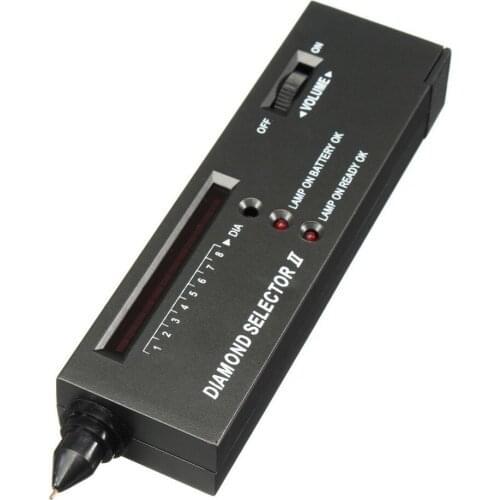 Diamond Gems Tester Pen Portable Gemstone Selector Tool LED Indicator Accurate Reliable Jewelry Test Tool