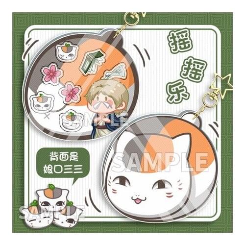 Anime Natsumes Book of Friends Natsume Yujin-cho Madara Creative Shake Fighter Stand Model Plate Toy Cute Acrylic Desktop Decor