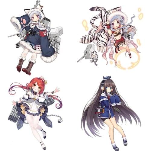 Three Ratels CYX15 Most complete Azur Lane PVC Anime sticker for car bike motorcycle laptop wall stickers decals