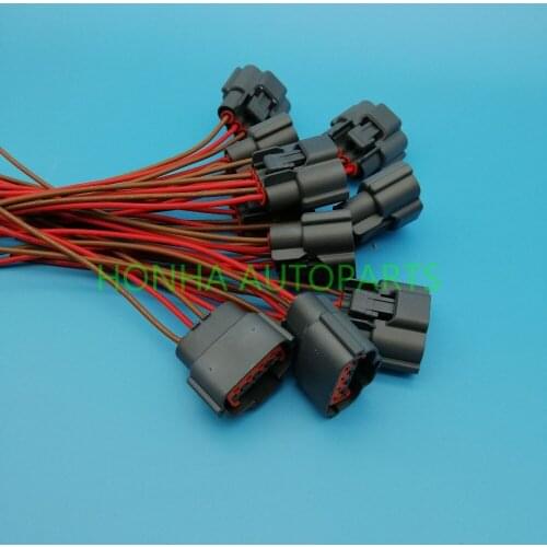 Free shipping 2/5/10/20/50/100 pcs/lots 4 Pin 6098-0144 Alternator Repair Connector With Wire Harness Pigtail