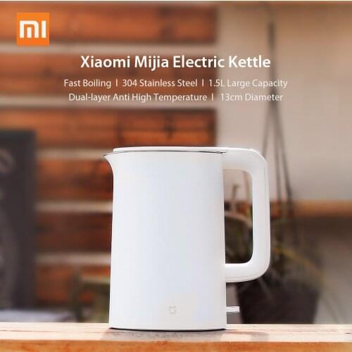 Xiaomi Electric Kettle 1.5L Tea Pot 304 Stainless Steel Auto Power-off Protection Water Boiler Teapot Instant Heating Kettle