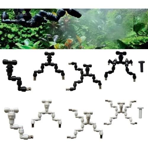 H15 Ecological cylinder Garden Watering Reptile Fogger 360° 1-4 Head Mister Quick Connecting Nozzle 0.3mm with 1/4‘’ End Plug