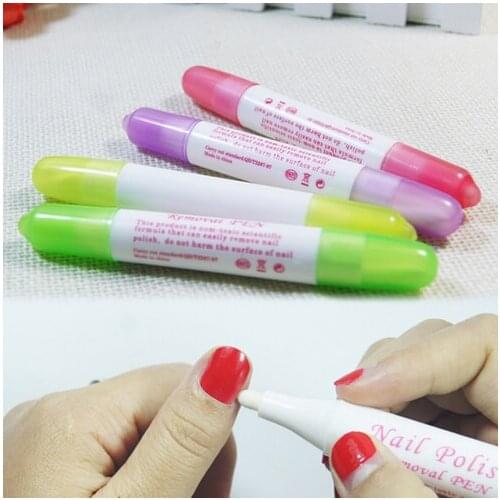 Gel Nail Polish Corrector Remover Pen UV Gel Polish Remover Wrap Tool Nail Polish Remover Pen Manicure Cleaner Nail Art