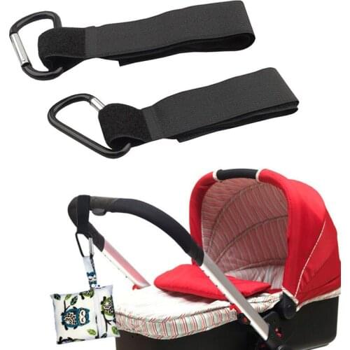 2Pcs Shopping Bag Stroller Hook for Wheelchair Stroller Carabiner Clip Baby Carriage Bag Hooks
