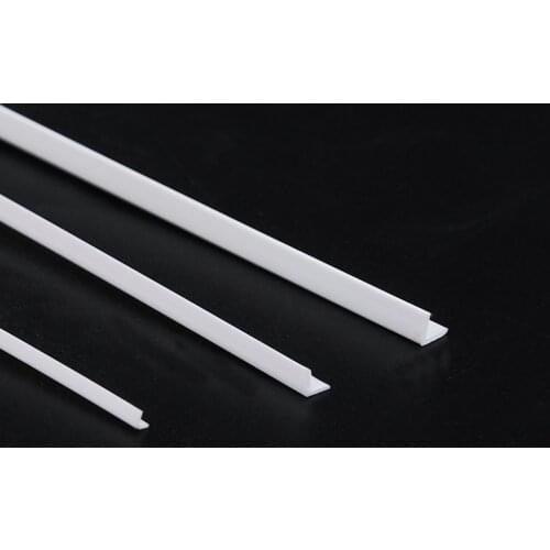L-Shape Item ABS Plastic Pipe JYG-2.0 50cm Length ABS Plastic Model Building Architectural Constructions 100pcs