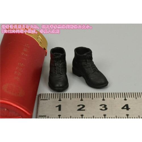 XD80004 1/12 Scale Palm Series Soldier Solid Short Boots Model for 6" Figure