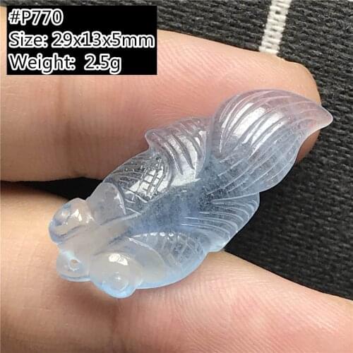 Genuine Natural Blue Fish Aquamarine Stone Pendant Jewelry For Woman Lady Man Love Luck 29x13x5mm Beads Silver Gemstone AAAAA