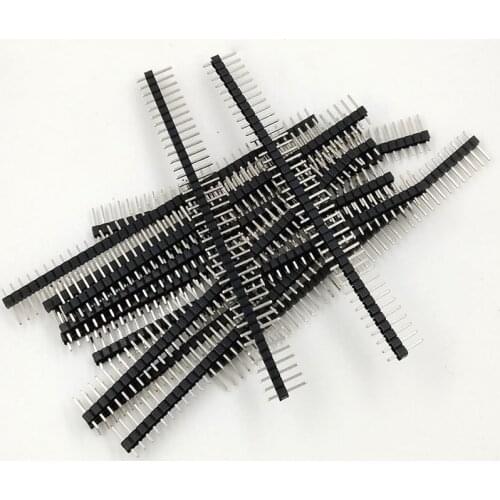 5PCS 1*40P Single Row Pin 2.54mm (Pin Length 11.2mm) Single Row Straight Pin Connector