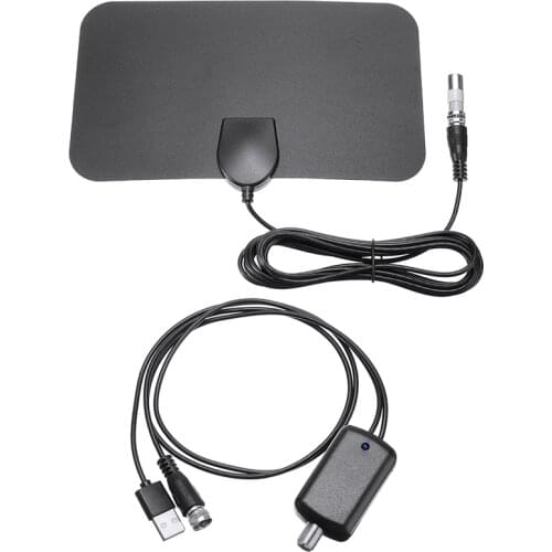 Signal Booster HD Mini Antennas Indoor Aerial 960 Mile Range Indoor Digital TV 4K Full HD HDTV Antenna Signal Amplifier