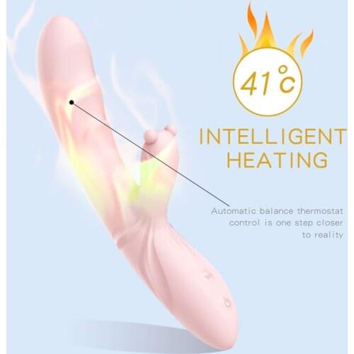 Man Nuo Heating Vibe G spot Massage Vibrator 10 Speed Magic Wand Massager Clitoris Stimulator Dildo Vibrator Sex Toys for Woman