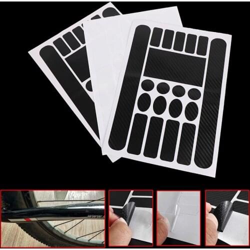 Bicycle Protective Sticker Scratch-Resistant Mountain Bike Frame Front Fork Protective Film Chain Frame Safety Tape Protector