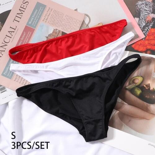 1Pcs New Soft Milk Silk Women Panties Low Waist Sexy Thong Half-covered Buttocks Ladies Underwear Female Lingerie