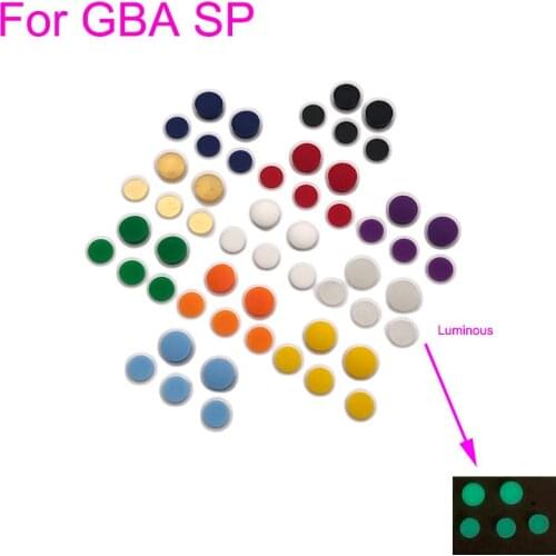 10 Set Screw Plug Replacement Glow Rubber Pad For Gameboy Advance SP Housing Shell Repair