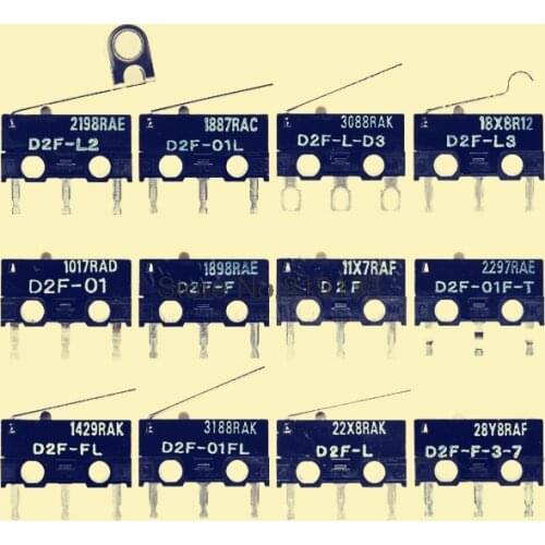 5PCS/Lot OMRON mouse micro switch D2FC-F-7N 10m 20m OF D2FC-F-K(50M) D2F D2F-F D2F-L D2F-01 D2F-01L D2F-01FL D2F-01F-T D2F-F-3-7