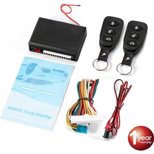 SINOVCLE Car Remote Central Door Lock Keyless System Central Locking with Car Alarm Systems Auto Remote Central Kit