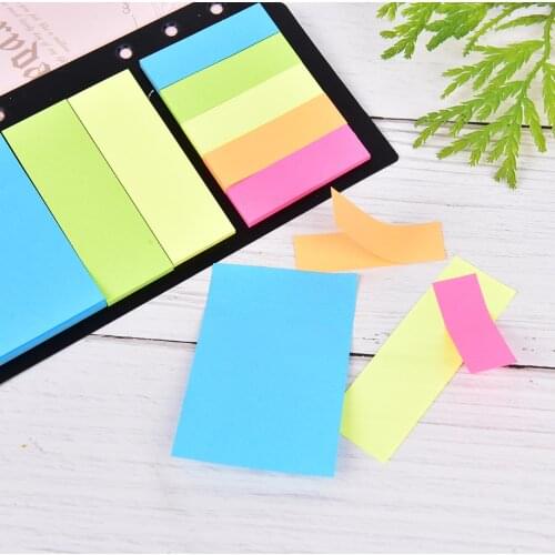 B5 A5 A6 Sticky Notes Planner Memo Spiral Notebook Schedule 6 Holes Binder Dairy Divider Sticker for Loose Leaf Binder