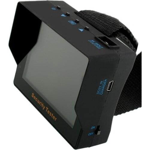 Wristband Portable 3.5" TFT LCD CCTV Security Video Camera Tester Test Monitor Built-in 2200mAh Lithium battery PAL/NTSC