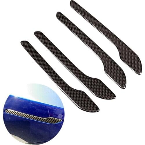 For Tesla Model 3 2018 2019 Car-Styling Exterior Door Handle Carbon Fiber Cover Decor