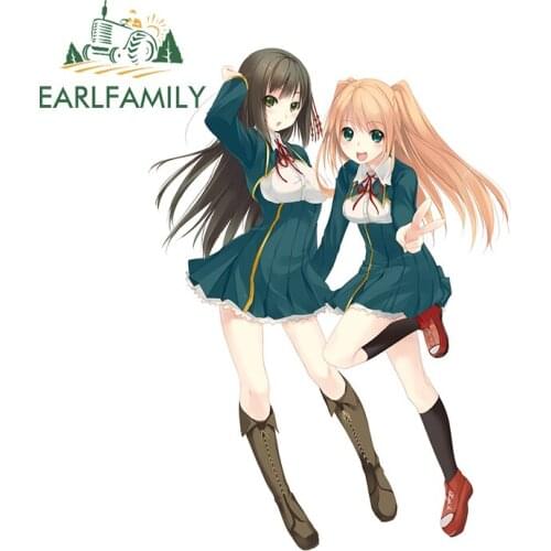 EARLFAMILY 13cm x 9.5cm for Citrus Funny Car Stickers VAN Decal Refrigerator Surfboard Waterproof Graffiti Car Door Protector