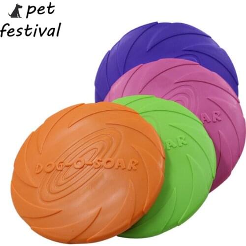 Pet Festival Hot Environmental Protection Silica Gel Soft Pet Flying Discs Dog Toys Saucer Big Or Small Dog Toys Pet Shop