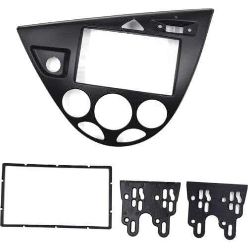 2 Din Radio Fasica for Ford Focus / Fiesta Stereo Panel Radio Trim Kit Face Frame LHD Refitting Installation