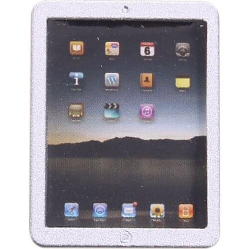 Doll Clothes Toy Gift Mini-tablet Computer Model Sliver For 18 Inch American Doll & 43 Cm Born Doll For Generation Toy