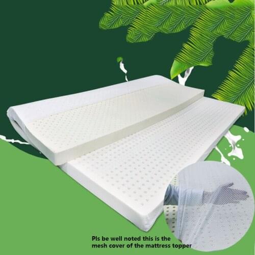 Quality Custom Made Natural Latex Tatami Mattress Topper For Double Single Bed 140*200 120*190